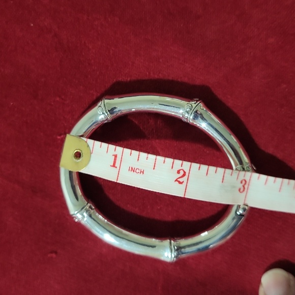 John Hardy Silver Bambo Bangle Bracelet - Picture 8 of 10